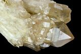 Citrine Quartz Crystal Cluster - Lwena, Congo #128416-1